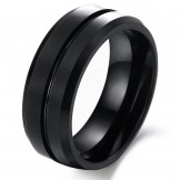 Well-known for Its Fine Quality Male Retro Tungsten Ceramic Ring