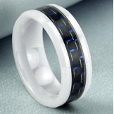 Wide Varieties Carbon Fiber Tungsten Ceramic Ring 