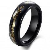 Quality and Quantity Assured Black Tungsten Ceramic Ring 