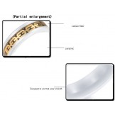 High Quality Carbon Fiber Tungsten Ceramic Ring 
