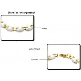 Stable Quality Female White Tungsten Ceramic Bracelet 