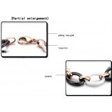 Quality and Quantity Assured Round Tungsten Ceramic Bracelet 