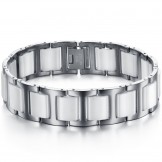The Queen of Quality Male Tungsten Ceramic Bracelet