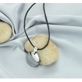 High Quality Round Tungsten Ceramic Necklace 