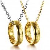 Durable in Use Tungsten Ceramic Necklace 