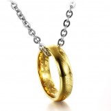 Durable in Use Tungsten Ceramic Necklace 
