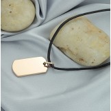 Complete in Specifications Female Square Shape Tungsten Ceramic Necklace 