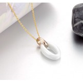 Wide Varieties Female White Tungsten Ceramic Necklace