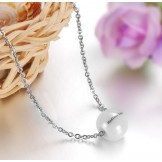 Wide Varieties Female Tungsten Ceramic Necklace With Beads