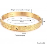 Quality and Quantity Assured 18K Gold-Plated Bangle 