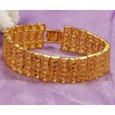 Superior Quality Male 18K Gold-Plated Bracelet 