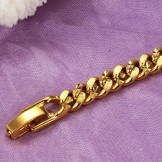 Reliable Quality Female Scrub 18K Gold-Plated Bracelet 