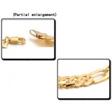 Easy to Use Male 18K Gold-Plated Bracelet 