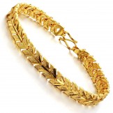 Complete in Specifications Female 18K Gold-Plated Bracelet 