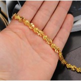 Complete in Specifications Female Fish Shape 18K Gold-Plated Bracelet 