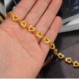 World-wide Renown Female Sweetheart 18K Gold-Plated Bracelet 