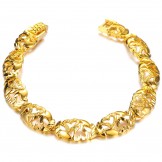 Reliable Reputation Female Sweetheart 18K Gold-Plated Bracelet 
