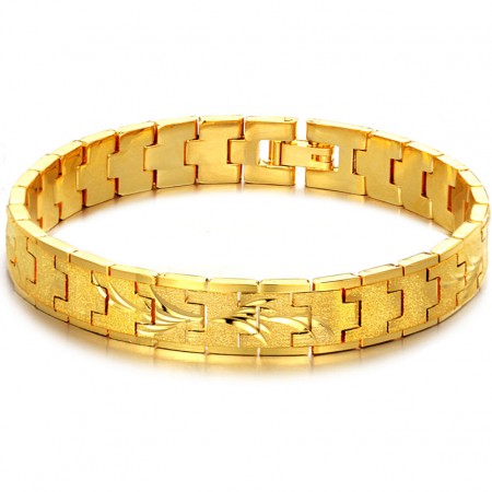 Selling Well all over the World Female ELegant 18K Gold-Plated Bracelet 