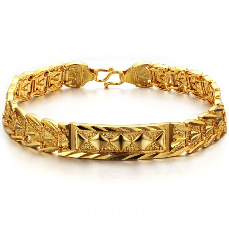 Quality and Quantity Assured Female Classic 18K Gold-Plated Bracelet 