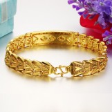 Quality and Quantity Assured Female Classic 18K Gold-Plated Bracelet 