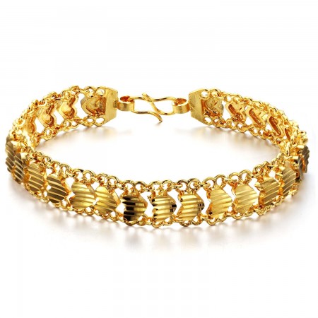 Easy to Use Female Sweetheart 18K Gold-Plated Bracelet 