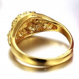 Quality and Quantity Assured Female Classic 18K Gold-Plated Ring 