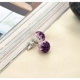 Quality and Quantity Assured Female Alloy Earrings With Rhinestone