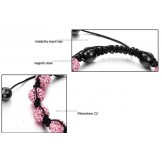 Easy to Use Female Ball Shape Crystal Drill Bracelet