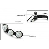 High Quality Female Ball Shape Crystal Drill Bracelet