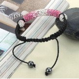 Quality and Quantity Assured Female Ball Shape Crystal Drill Bracelet 