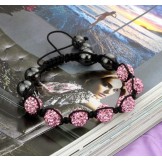 Durable in Use Female Ball Shape Crystal Drill Bracelet 