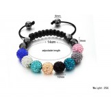 Easy to Use Female Ball Shape Crystal Drill Bracelet 