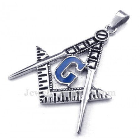 Titanium Masonic Pendant Necklace (Free Chain)
