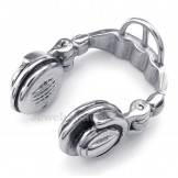 Titanium Headphone Pendant Necklace (Free Chain)