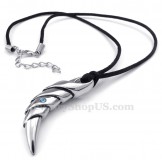 Titanium Talon Pendant Necklace (Free Chain)