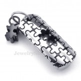 Titanium Symbols Couples Pendant Necklace (Free Chain)(One Pair)