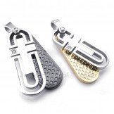Titanium Couples Pendant Necklace (Free Chain)(One Pair)