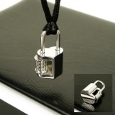 Cool Man Love Lock Titanium Steel Pendant Necklace-New