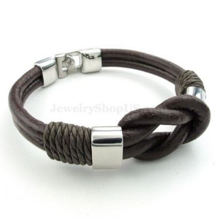 Hot Sale Titanium Leather Bracelets