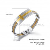 Personality Men's Titanium Bracelet N754
