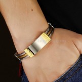 Exquisite Men's Titanium Bracelet N755