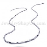 Exquisite Silver Men's Titanium Necklace Chain