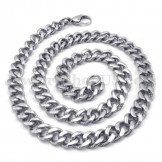 Sexy Silver Men's Titanium Necklace Chain