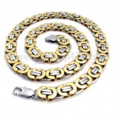 Exquisite Gold Men's Titanium Necklace Chain