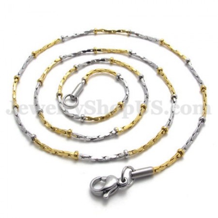 Fashion Gold Titanium Necklace Chain