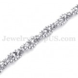 New Style Silver Men's Titanium Necklace Chain