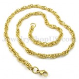 Hot Sale Gold Men's Titanium Necklace Chain