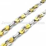 Sexy Gold Men's Titanium Necklace Chain