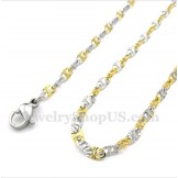 Women's Titanium Gold Necklace
