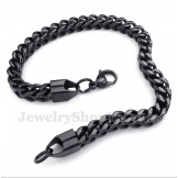 Men's Titanium Black Bracelet